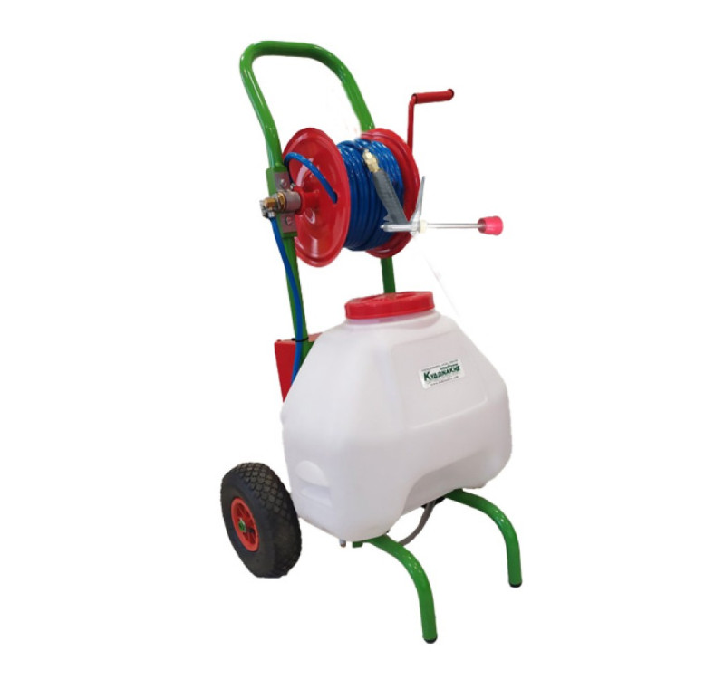 Ψεκαστικό Καρότσι Μπαταρίας, 30 Λίτρα, 12V, Πίεση 9 Atm