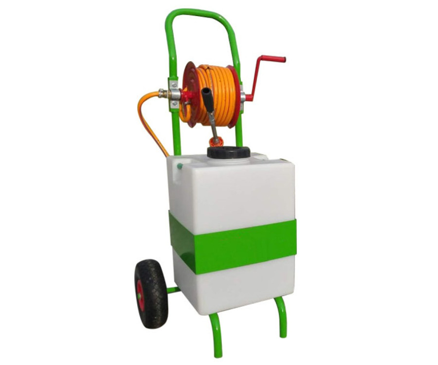 Ψεκαστικό Καρότσι Μπαταρίας, 100 Λίτρα, 12V, Πίεση 9 Atm