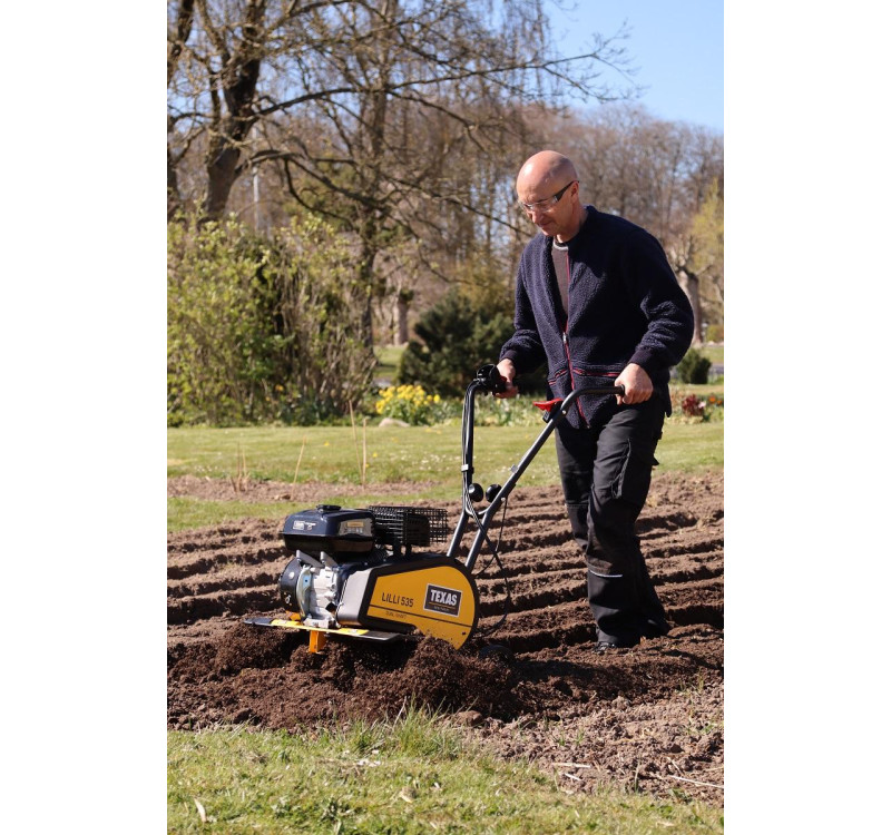 Σκαπτικό Βενζινοκίνητο Texas Lilli 535TG Dual Shaft (SET) 212cc Με Τροχούς & Αυλακωτήρα