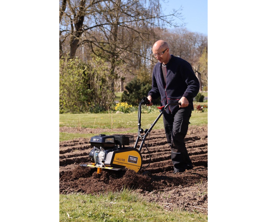 Σκαπτικό Βενζινοκίνητο Texas Lilli 535TG Dual Shaft (SET) 212cc Με Τροχούς & Αυλακωτήρα