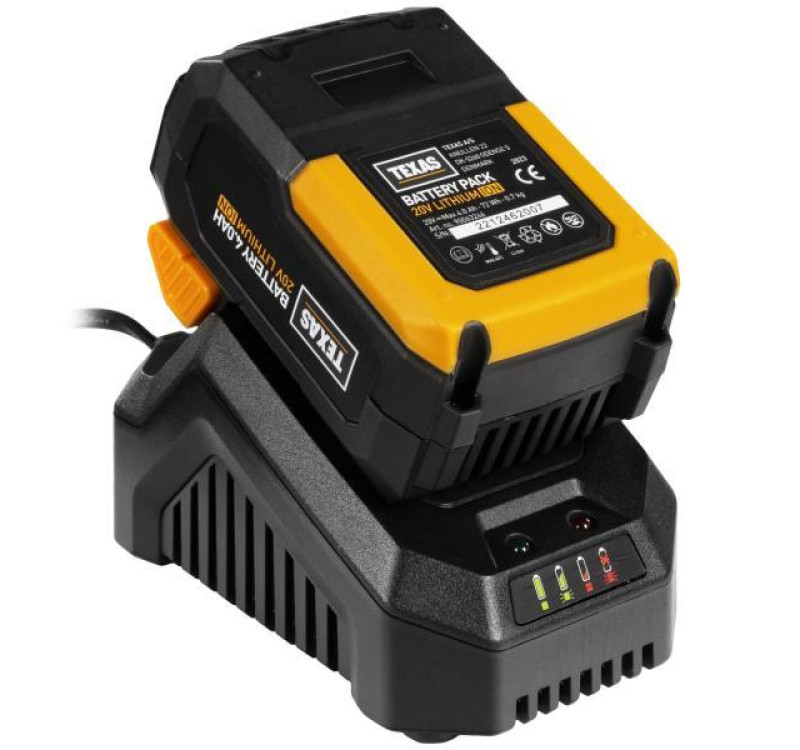 Σκαπτικό Μπαταρίας 20V Texas HFX2000 με Μπαταρία 4Ah & Ταχυφορτιστή