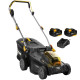 Μηχανή Γκαζόν Μπαταρίας Texas LMX2037 2x20V 37cm με Κάδο & Mulching