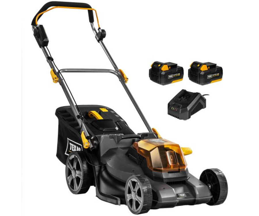 Μηχανή Γκαζόν Μπαταρίας Texas LMX2044 2x20V 44cm με Κάδο & Mulching