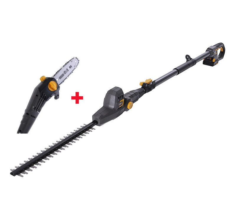 Αλυσοπρίονο & Μπορντουροκόφτης Σετ Τηλεσκοπικά Μπαταρίας Texas PCX/PHX2000 20V Με Μπαταρία & Φορτιστή